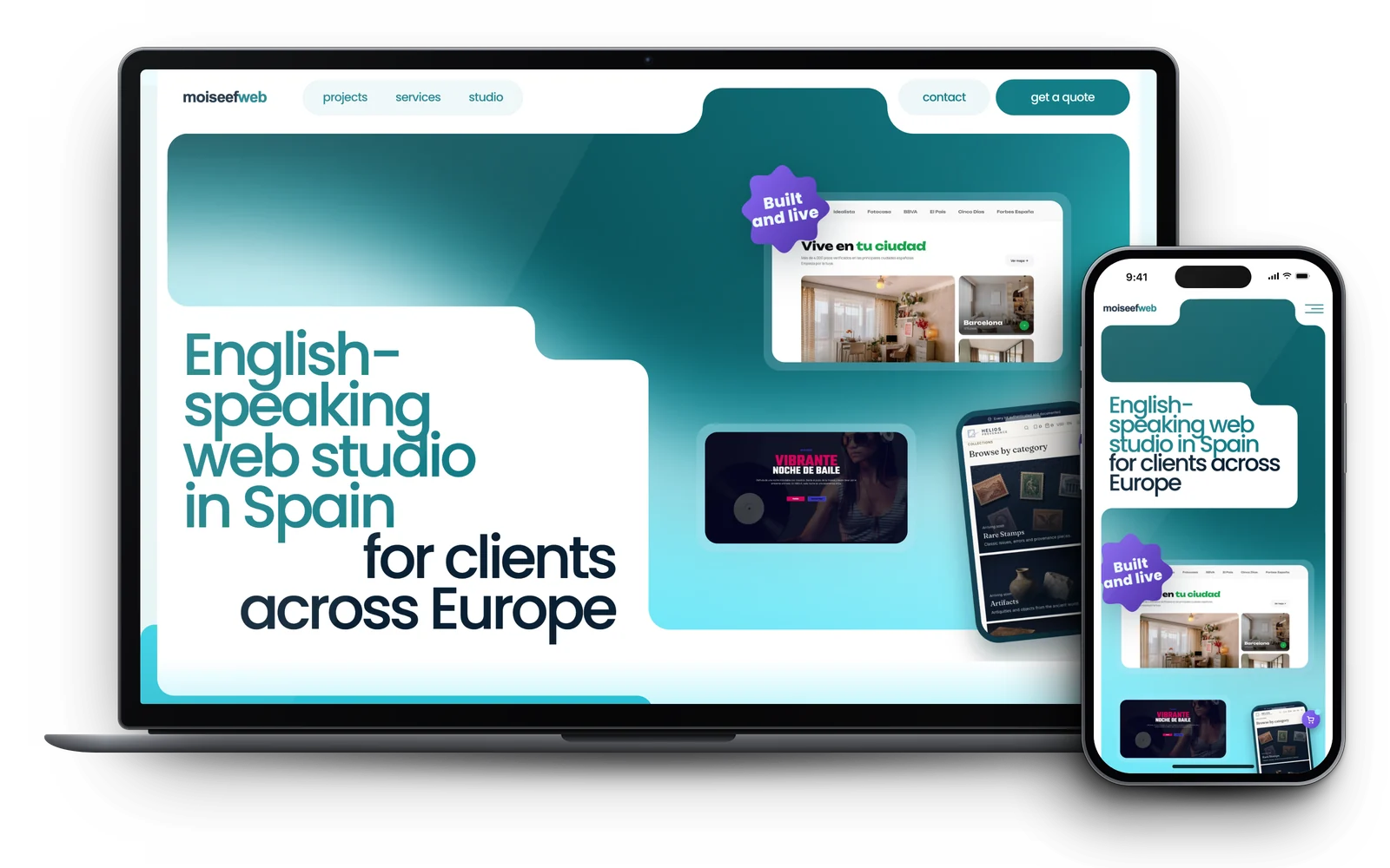 English-Speaking Web Studio in Spain